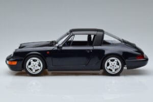 Porsche 911 964 Carrera 4 Targa Niebieski Norev 1:18 187340 Metal — zdjęcie 4 z 8