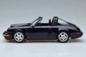 Porsche 911 964 Carrera 4 Targa Niebieski Norev 1:18 187340 Metal — zdjęcie 5 z 8