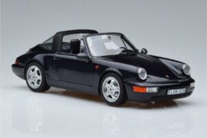 Porsche 911 964 Carrera 4 Targa Niebieski Norev 1:18 187340 Metal — zdjęcie 6 z 8