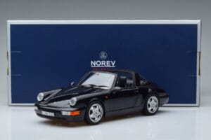 Porsche 911 964 Carrera 4 Targa Niebieski Norev 1:18 187340 Metal — zdjęcie 8 z 8