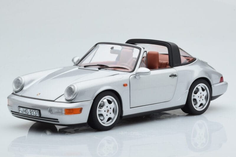 Porsche 911 964 Carrera 4 Targa Polar Srebrny Norev 1:18 187342 Metal