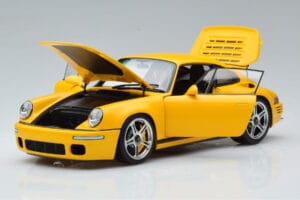 Porsche 911 964 RUF CTR Anniversary Blossom Żółty Almost Real 1:18 880301 Metal — zdjęcie 2 z 8