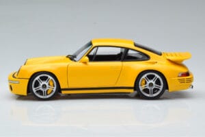 Porsche 911 964 RUF CTR Anniversary Blossom Żółty Almost Real 1:18 880301 Metal — zdjęcie 5 z 8