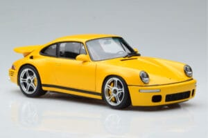 Porsche 911 964 RUF CTR Anniversary Blossom Żółty Almost Real 1:18 880301 Metal — zdjęcie 6 z 8