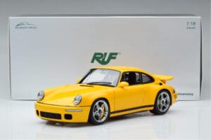 Porsche 911 964 RUF CTR Anniversary Blossom Żółty Almost Real 1:18 880301 Metal — zdjęcie 8 z 8