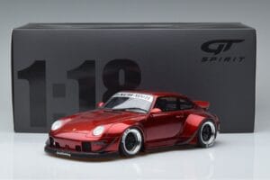 Porsche 911 964 RWB Duck Tail Candy Apple GT Spirit 1:18 GT759 Żywica — zdjęcie 6 z 6