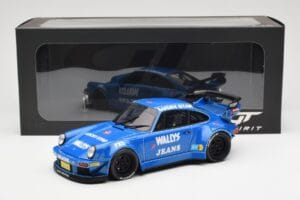 Porsche 911 964 RWB Osho Arrow Niebieski GT Spirit 1:18 GT448 Żywica — zdjęcie 6 z 6