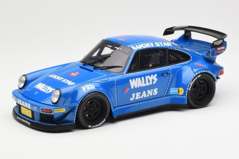 Porsche 911 964 RWB Osho Arrow Niebieski GT Spirit 1:18 GT448 Żywica