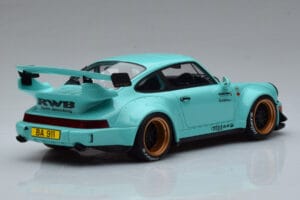 Porsche 911 964 RWB Tiffany Niebieski GT Spirit 1:18 GT875 Żywica — zdjęcie 2 z 6