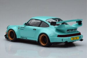 Porsche 911 964 RWB Tiffany Niebieski GT Spirit 1:18 GT875 Żywica — zdjęcie 5 z 6