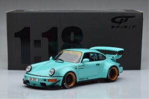 Porsche 911 964 RWB Tiffany Niebieski GT Spirit 1:18 GT875 Żywica — zdjęcie 6 z 6