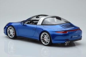 Porsche 911 991 4S Targa Niebieski GT Spirit 1:18 GT037 Żywica — zdjęcie 4 z 5