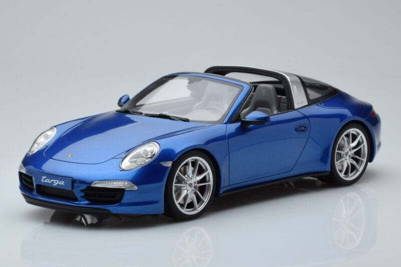 Porsche 911 991 4S Targa Niebieski GT Spirit 1:18 GT037 Żywica