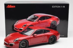 Porsche 911 991 Carrera GTS Carmine Czerwony Schuco 1:18 450039000 Metal — zdjęcie 8 z 8