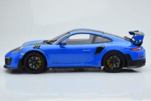 Porsche 911 GT2 RS 991.2 Weissach Package Niebieski Czarne Felgi Magnezowe Minichamps 1:18 153068316 Metal — zdjęcie 3 z 6