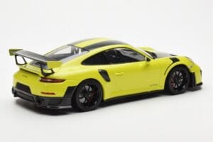 Porsche 911 991.2 GT2 RS Jasny Zielony Z Czarnymi Felgami Magnezowymi Minichamps 1:18 155068300 Metal — zdjęcie 2 z 6