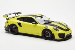 Porsche 911 991.2 GT2 RS Jasny Zielony Z Czarnymi Felgami Magnezowymi Minichamps 1:18 155068300 Metal — zdjęcie 4 z 6