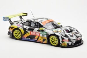 Porsche 911 991.2 GT3 R #69 Team Iron Force Racing Ring Police L. Luhr / M. Holzer ADAC GT Masters 2019 Minichamps 1:18 15319 — zdjęcie 4 z 6