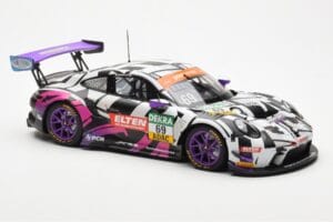 Porsche 911 991.2 GT3 R #69 Team Iron Force Racing Ring Police L. Luhr / J. Slooten ADAC GT Masters 2019 Minichamps 1:18 1531 — zdjęcie 6 z 6