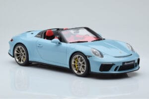 Porsche 911 991.2 Speedster Meissen Niebieski GT Spirit 1:18 GT408 Żywica — zdjęcie 4 z 6