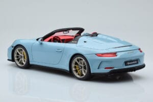Porsche 911 991.2 Speedster Meissen Niebieski GT Spirit 1:18 GT408 Żywica — zdjęcie 5 z 6