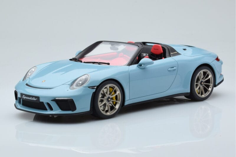 Porsche 911 991.2 Speedster Meissen Niebieski GT Spirit 1:18 GT408 Żywica