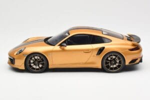 Porsche 911 991.2 Turbo S Exclusive Złoty GT Spirit 1:18 GT444 Żywica — zdjęcie 3 z 6