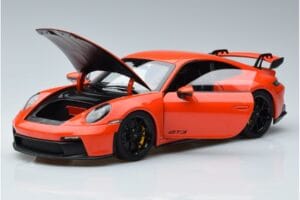 Porsche 911 992 GT3 Pomarańczowy Norev 1:18 187300 Metal — zdjęcie 2 z 7