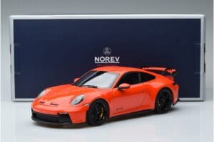 Porsche 911 992 GT3 Pomarańczowy Norev 1:18 187300 Metal — zdjęcie 7 z 7