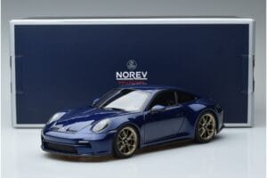 Porsche 911 992 GT3 Touring Package Niebieski Metalik Norev 1:18 187302 Metal — zdjęcie 7 z 7