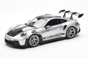 Porsche 911 992 GT3 Weissach Pack GT Srebrny Metaliczny Norev 1:18 187366 Metal