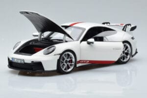 Porsche 911 992 GT3 Biały Norev 1:18 187306 Metal — zdjęcie 2 z 7