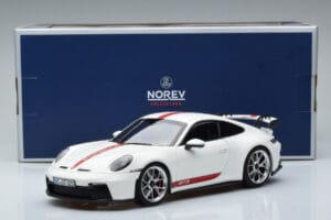 Porsche 911 992 GT3 Biały Norev 1:18 187306 Metal — zdjęcie 7 z 7