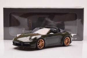 Porsche 911 992 Targa 4S Oliwkowy Zielony GT Spirit 1:18 GT438 Żywica — zdjęcie 6 z 6