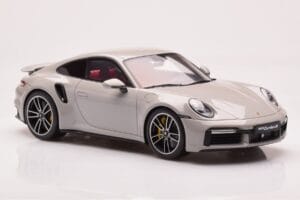 Porsche 911 992 Turbo S Crayon Szary GT Spirit 1:18 GT431 Żywica — zdjęcie 4 z 6