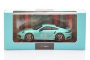 Porsche 911 992 Turbo S Mint Zielony Minichamps 1:43 WAP0209070N003 Metal — zdjęcie 4 z 4