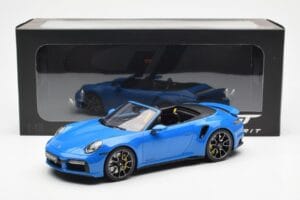 Porsche 911 992 Turbo S Shark Niebieski GT Spirit 1:18 GT441 Żywica — zdjęcie 6 z 6