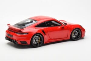 Porsche 911 992 Turbo S Sport Design Czerwony Minichamps 1:18 113069078 Metal — zdjęcie 3 z 8