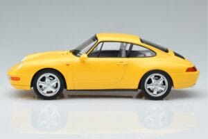 Porsche 911 993 Carrera Żółty Norev 1:18 187596 Metal — zdjęcie 3 z 6