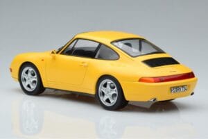 Porsche 911 993 Carrera Żółty Norev 1:18 187596 Metal — zdjęcie 5 z 6