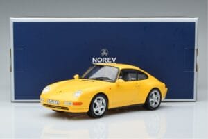Porsche 911 993 Carrera Żółty Norev 1:18 187596 Metal — zdjęcie 6 z 6
