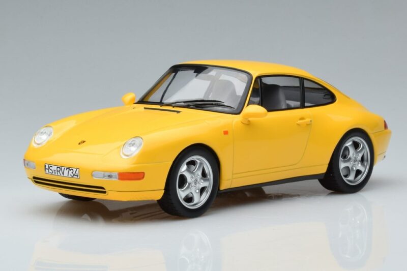 Porsche 911 993 Carrera Żółty Norev 1:18 187596 Metal