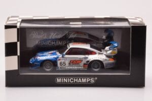 Porsche 911 993 GT2 #65 Roock Racing 24 Hours of Le Mans 1998 Minichamps 1:43 430986765 Metal — zdjęcie 4 z 4