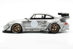 Porsche 911 993 RWB Phantom Srebrny Edycja Azjatycka GT Spirit 1:18 CLDC017 Żywica — zdjęcie 3 z 6