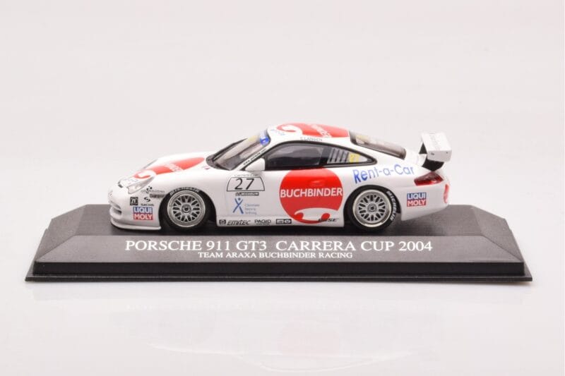 Porsche 911 996 GT3 Cup Team Araxa Buchbinder Racing #27 Landen Porsche Carrera Cup 2004 Minichamps 1:43 400046227 Metal