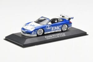 Porsche 911 996 GT3 Cup EMC2 #3 W. Henzler Porsche Carrera Cup 2004 Minichamps 1:43 400046203 Metal — zdjęcie 2 z 3