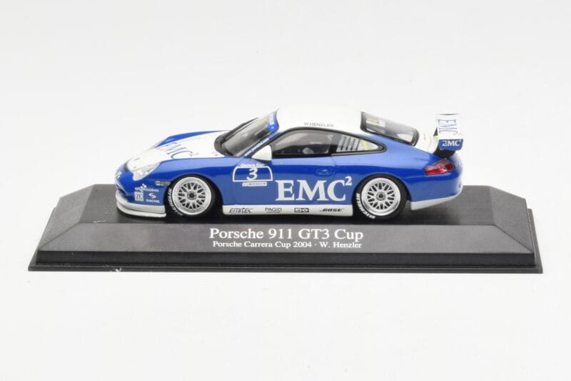 Porsche 911 996 GT3 Cup EMC2 #3 W. Henzler Porsche Carrera Cup 2004 Minichamps 1:43 400046203 Metal