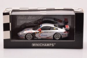 Porsche 911 996 GT3 Cup Infineon #5 W. Henzler Porsche Supercup Winner 2004 Minichamps 1:43 400046205 Metal — zdjęcie 4 z 4