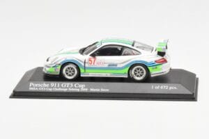 Porsche 911 996 GT3 Cup #57 M. Snow IMSA GT3 Challenge 2008 Minichamps 1:43 400086757 Metal