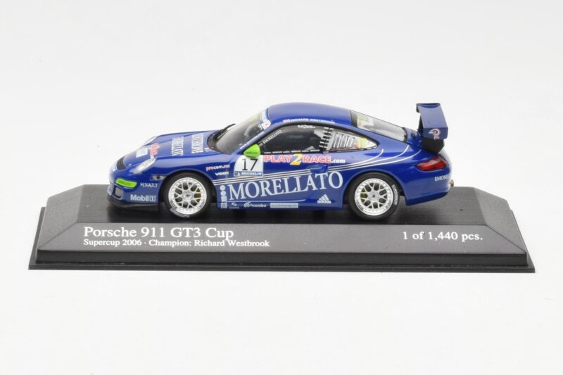 Porsche 911 996 GT3 Cup Team Morellato #17 R. Westbrook Porsche Supercup Champion 2006 Minichamps 1:43 400066417 Metal
